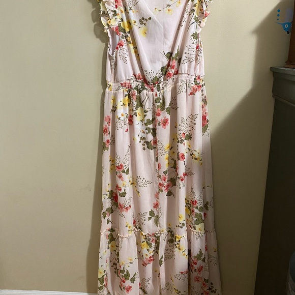 Isabel maternity long dress - Picture 2 of 5